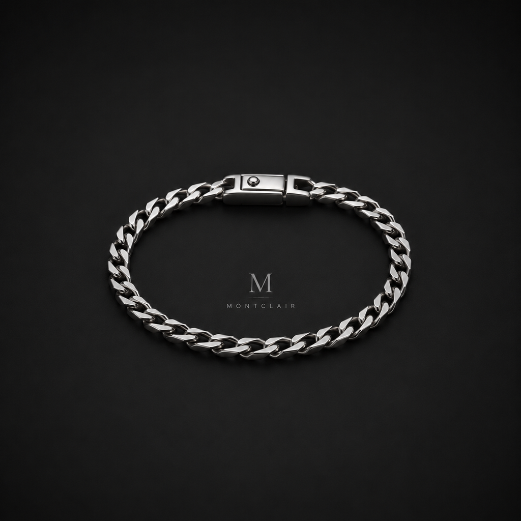 Atlas Stainless Steel Silver Bracelet -Montclair™
