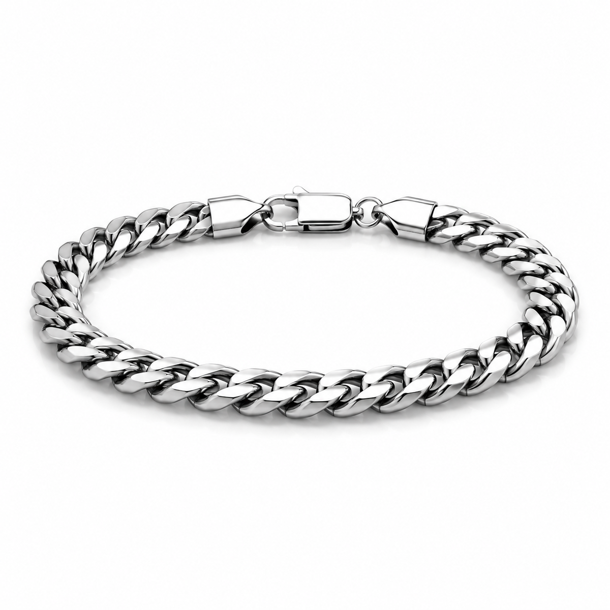 Titan Cuban Link Bracelet Silver -Montclair™