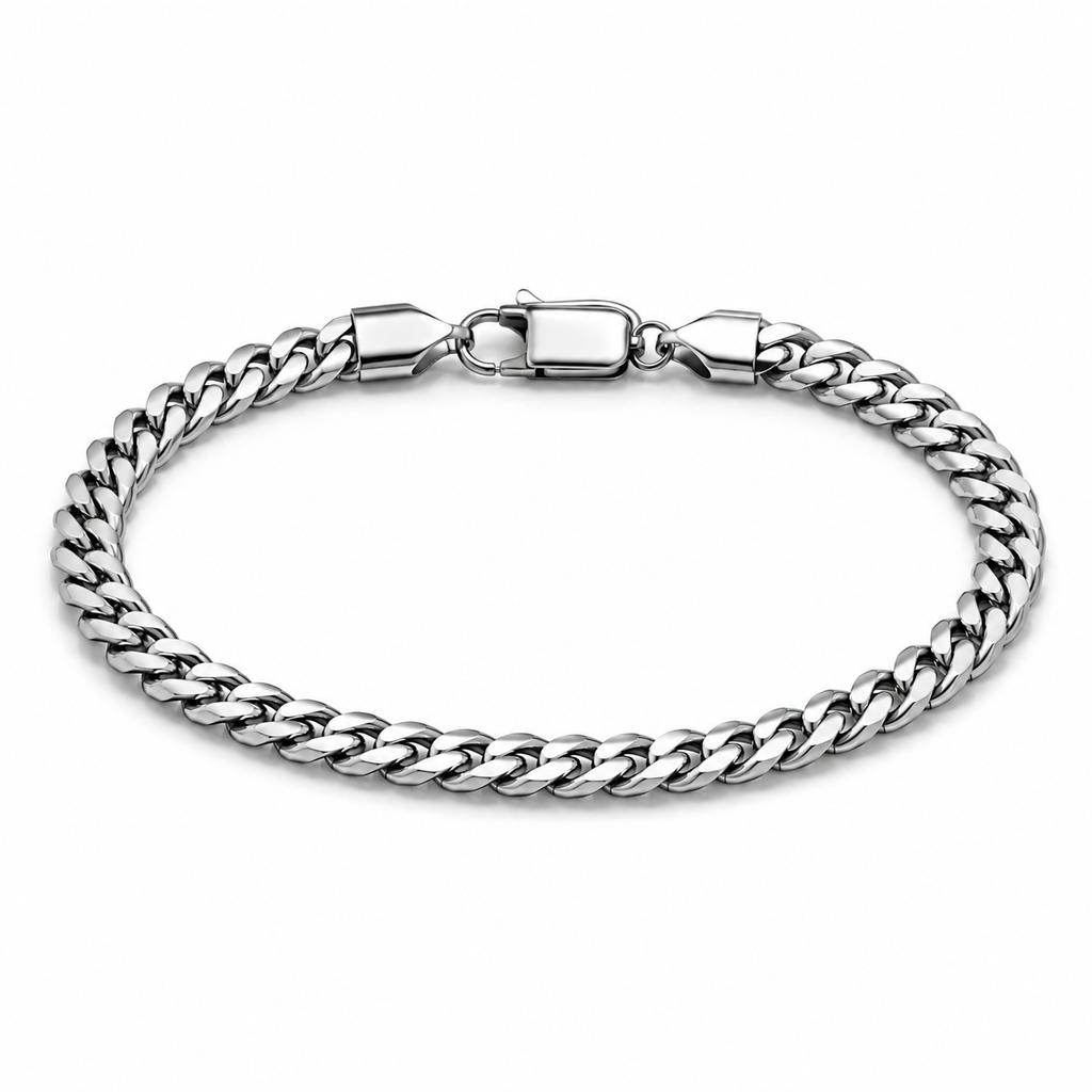 Titan Cuban Link Bracelet Silver -Montclair™