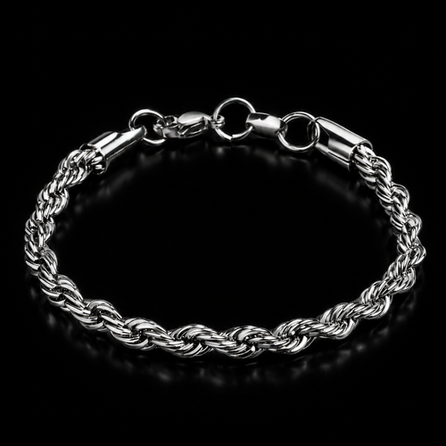 Atlas Rope Bracelet – Silver Montclair™