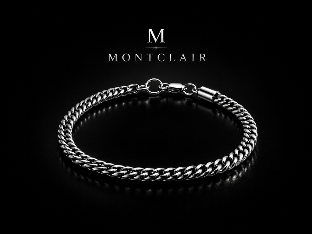 Titan Cuban Link Bracelet Silver -Montclair™