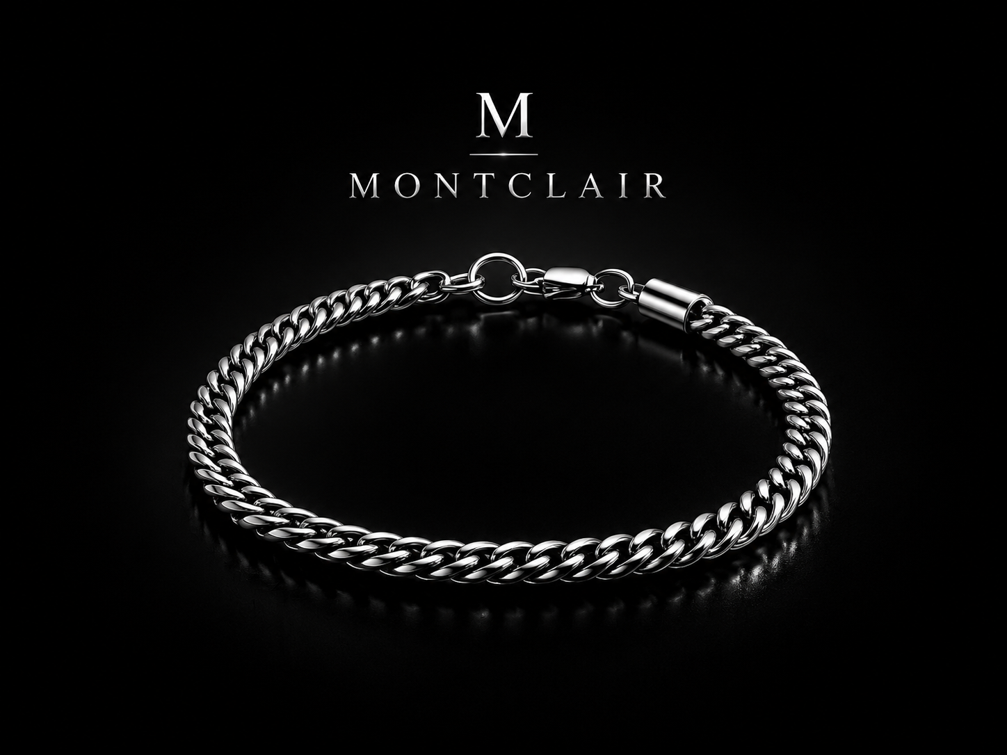 Titan Cuban Link Bracelet Silver -Montclair™