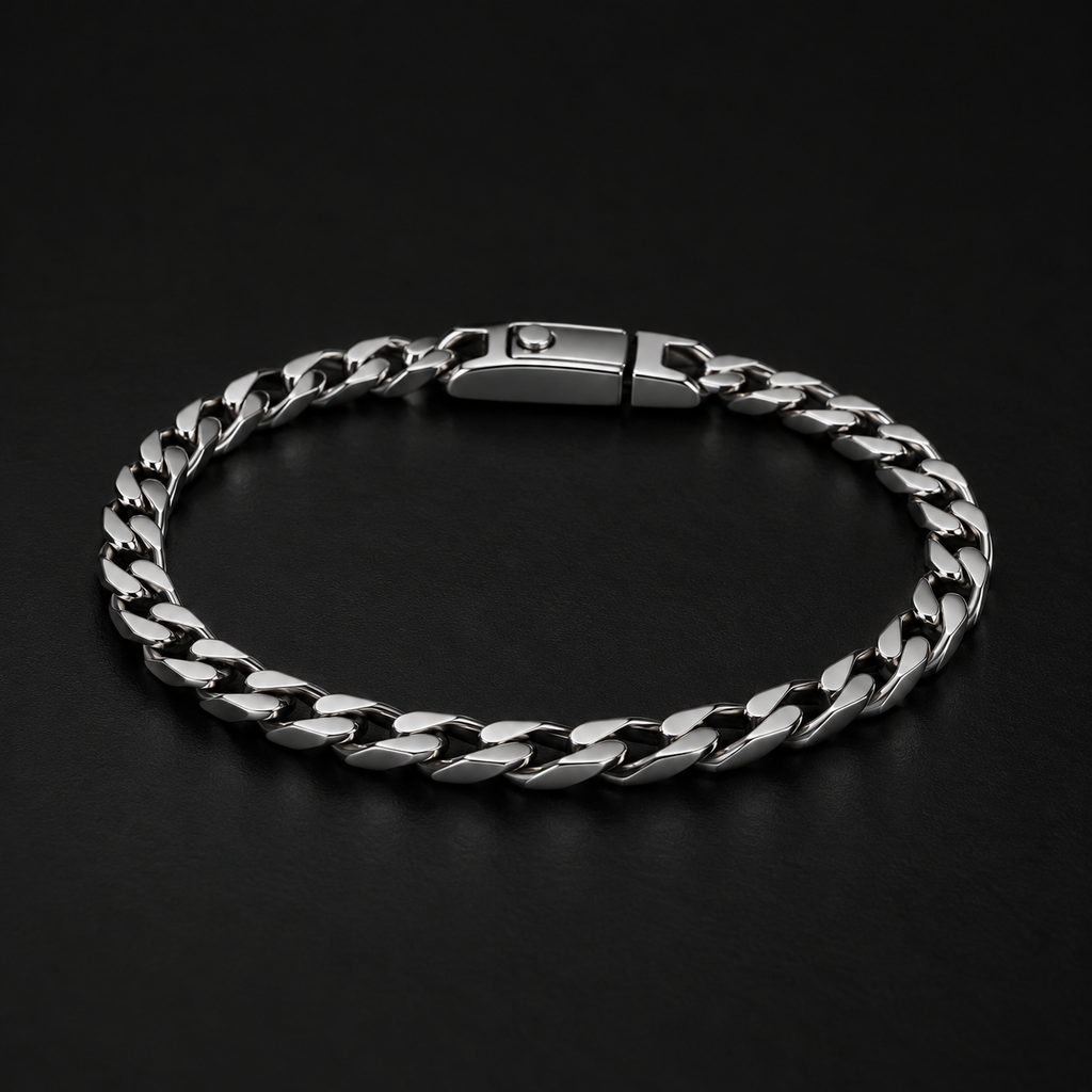 Atlas Stainless Steel Silver Bracelet -Montclair™