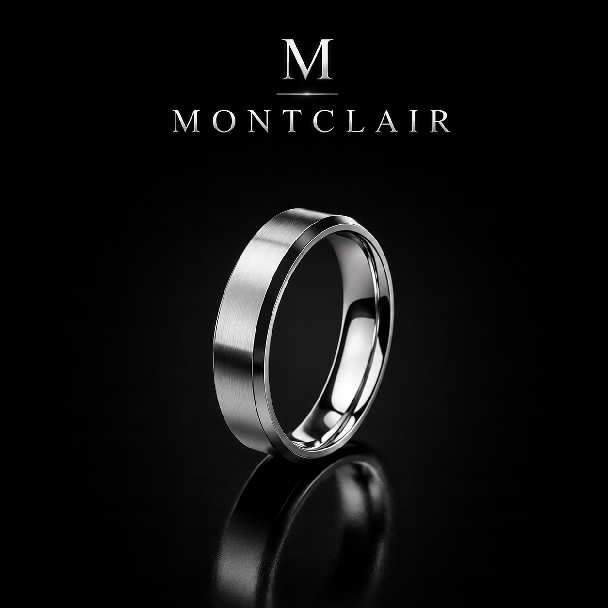 Montclair™ Classic Brushed Stainless Steel Ring