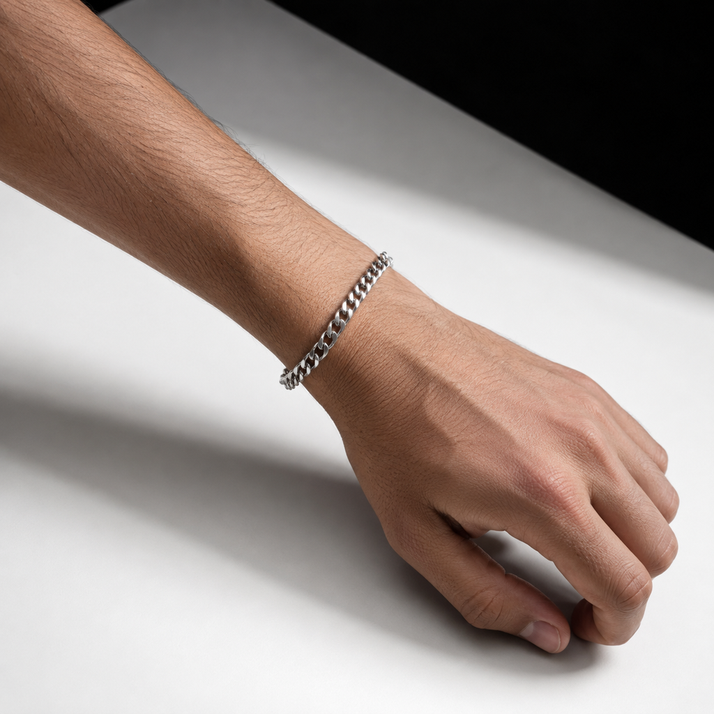 Atlas Stainless Steel Silver Bracelet -Montclair™