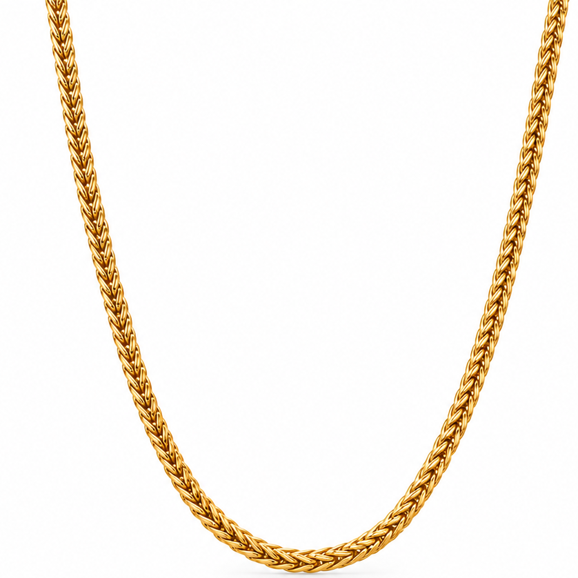 2mm Foxtail Gold Bracelet-Uniquest