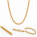 2mm Foxtail Gold Bracelet-Uniquest