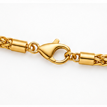 2mm Foxtail Gold Bracelet-Uniquest