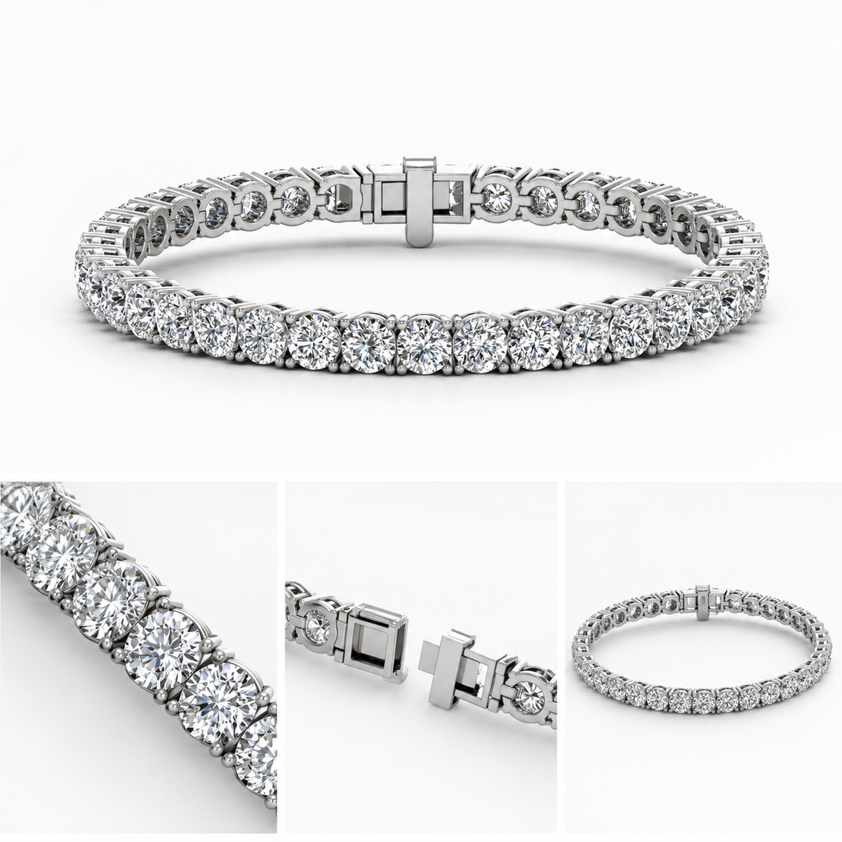 Tennis Bracelet – Stainless Steel