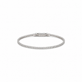Slim Tennis Bracelet — Stainless Steel