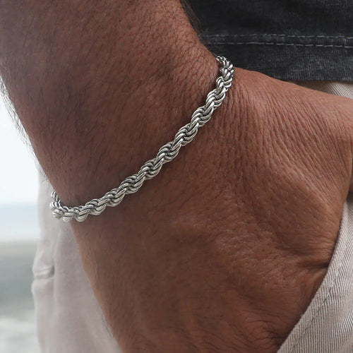 Atlas Rope Bracelet – Silver Montclair™