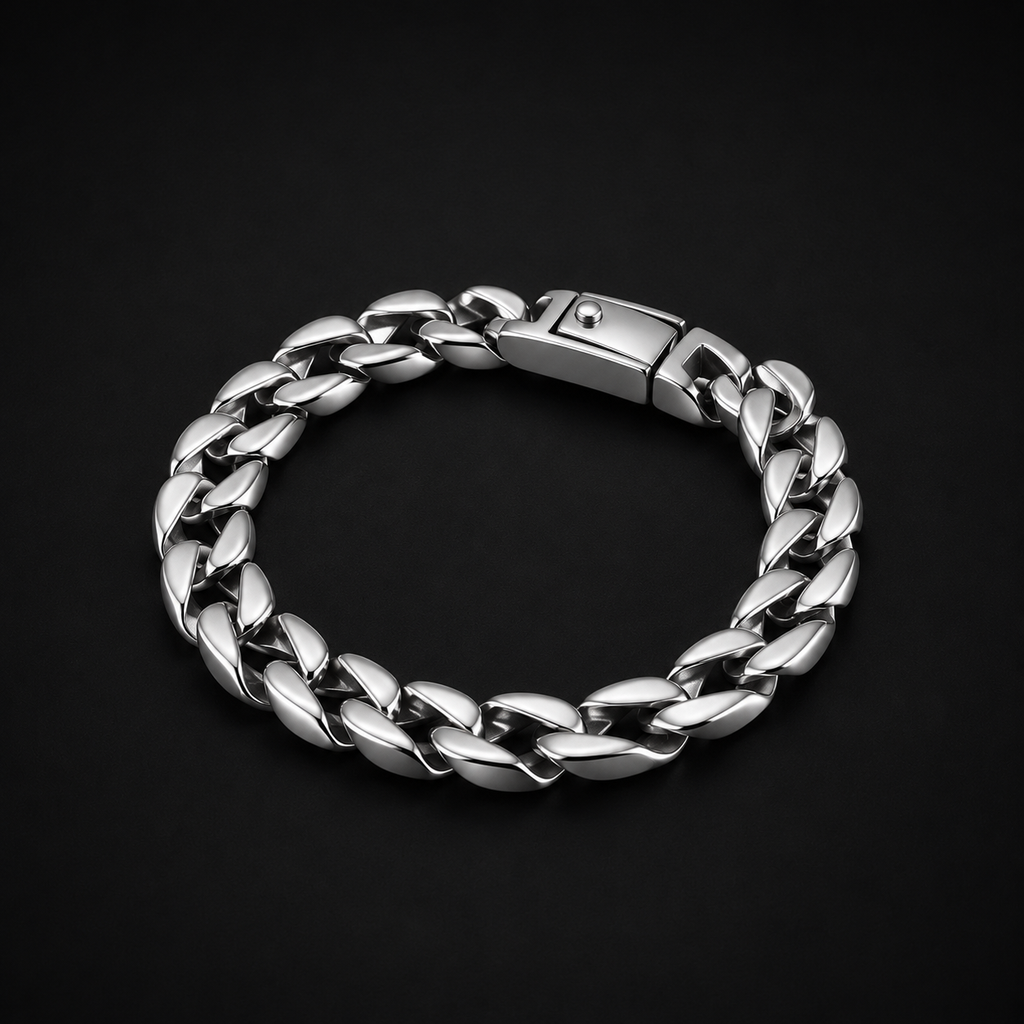 Atlas Stainless Steel Silver Bracelet -Montclair™