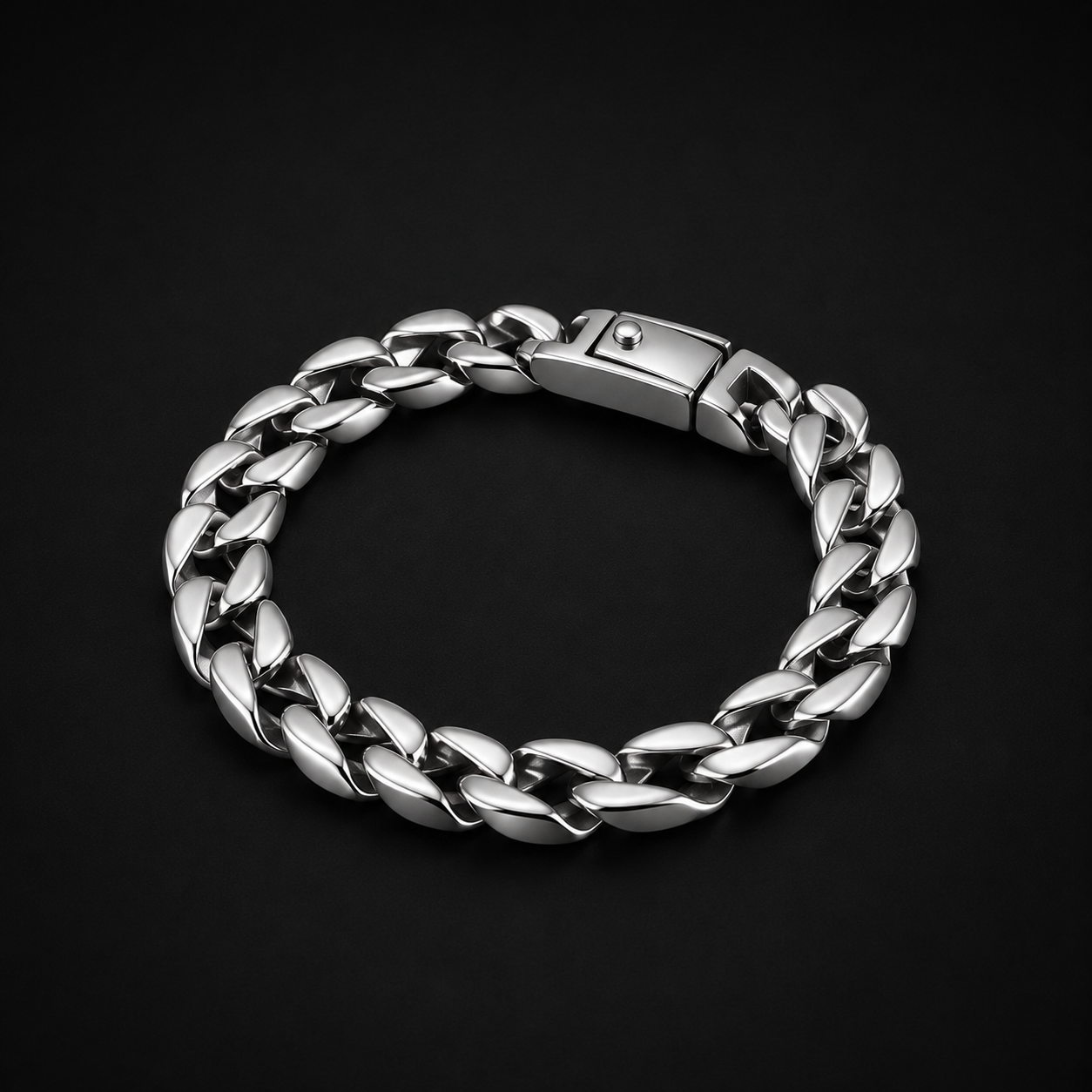 Atlas Stainless Steel Silver Bracelet -Montclair™